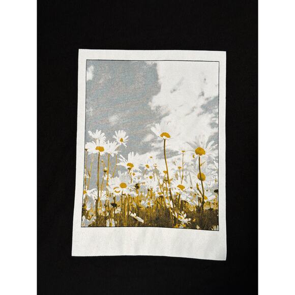 Garage Shirts Bundle (2) Medium Cream/Blk SS Graphic/Ribbed Casual School - Picture 3 of 8